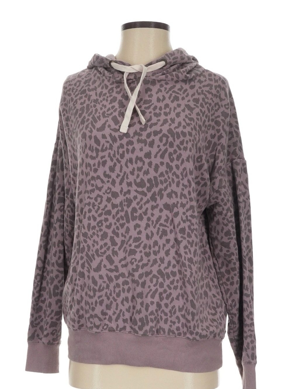 Buffalo David Bitton Lavender Leopard-Print Hoodie